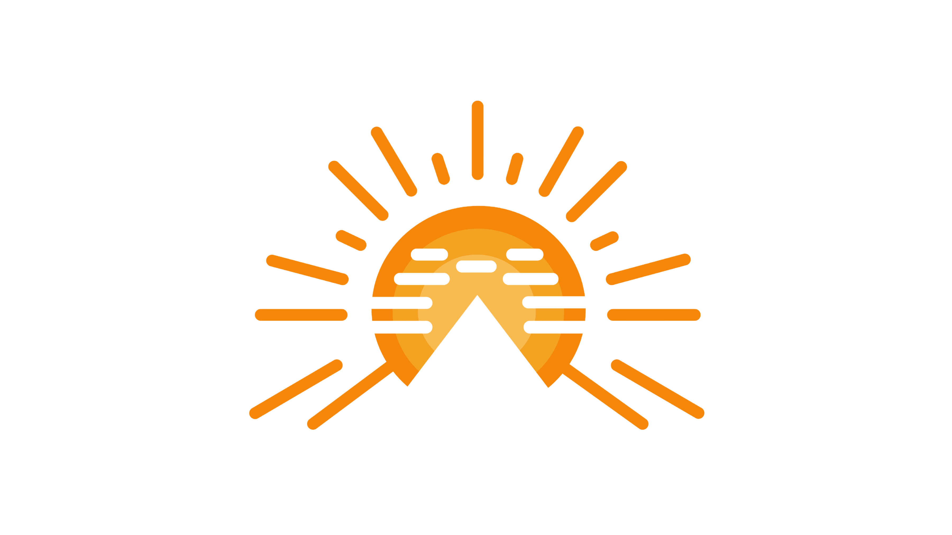 Elevate Media sun logo